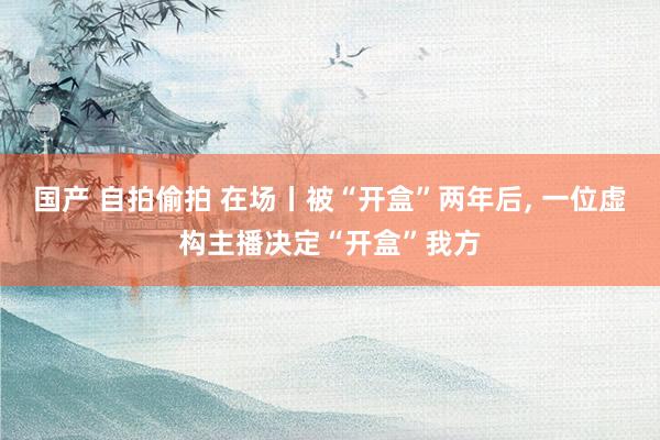 国产 自拍偷拍 在场丨被“开盒”两年后， 一位虚构主播决定“开盒”我方